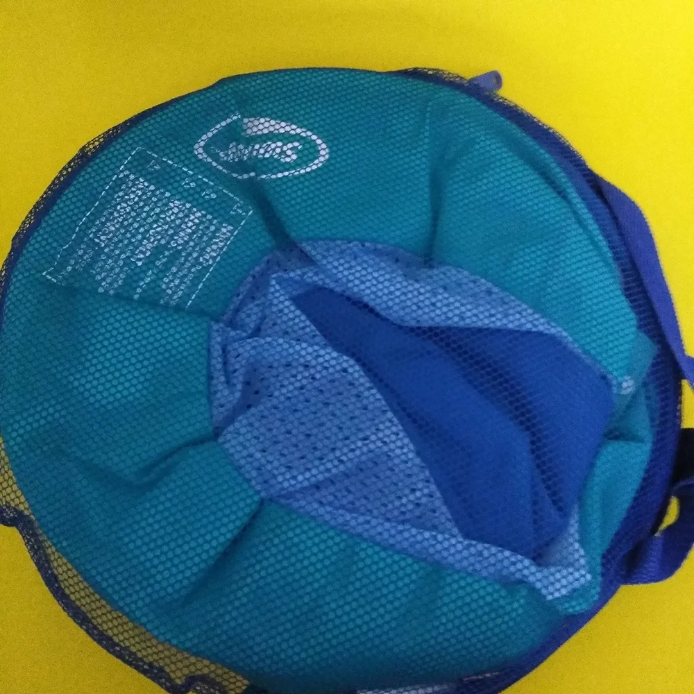 New SwimWays Baby Spring Float Sun Canopy BLUE * Swim Step 1 for 9-24 Months